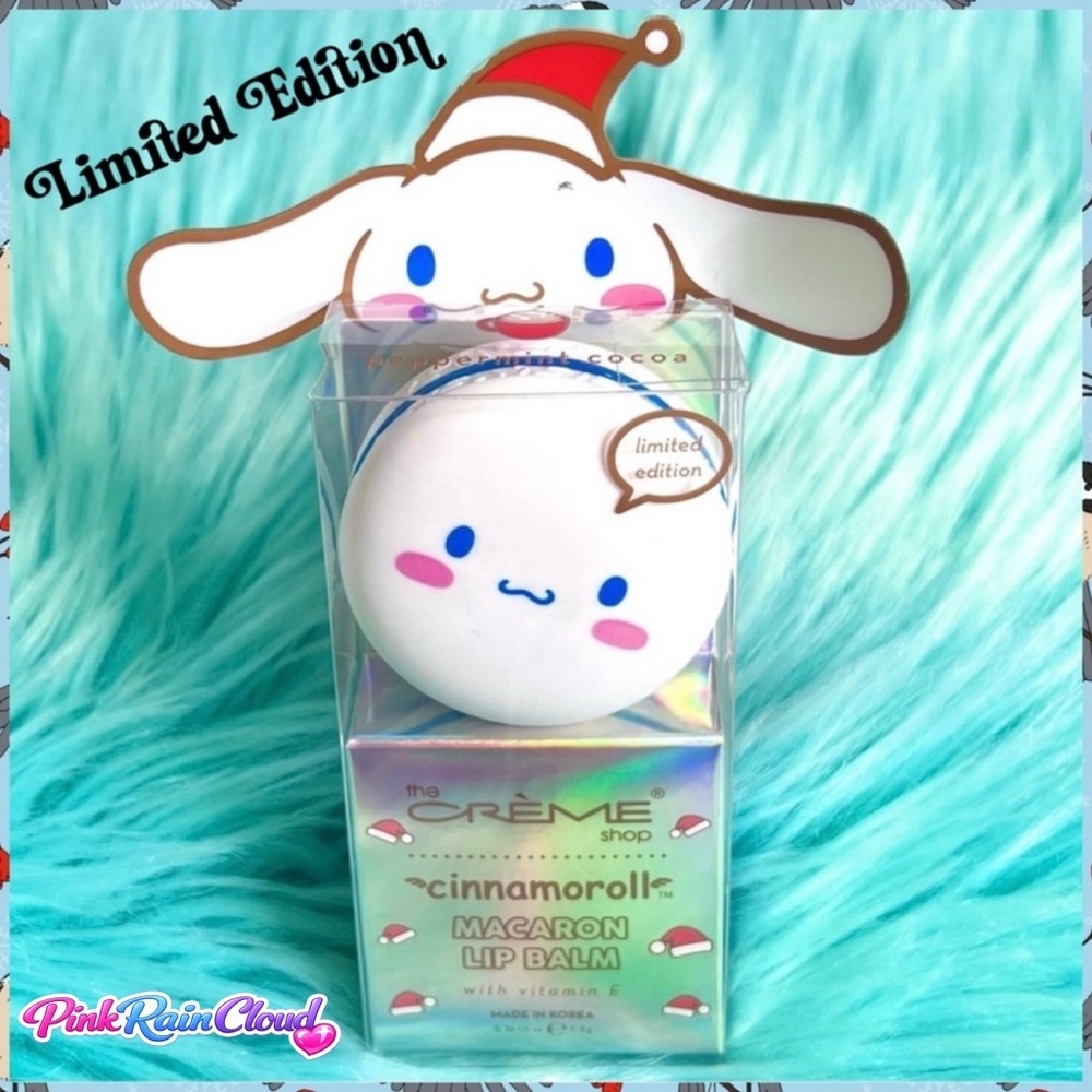 Crème Shop X Sanrio Cinnamoroll Peppermint Cocoa Macaron Lip Balm
